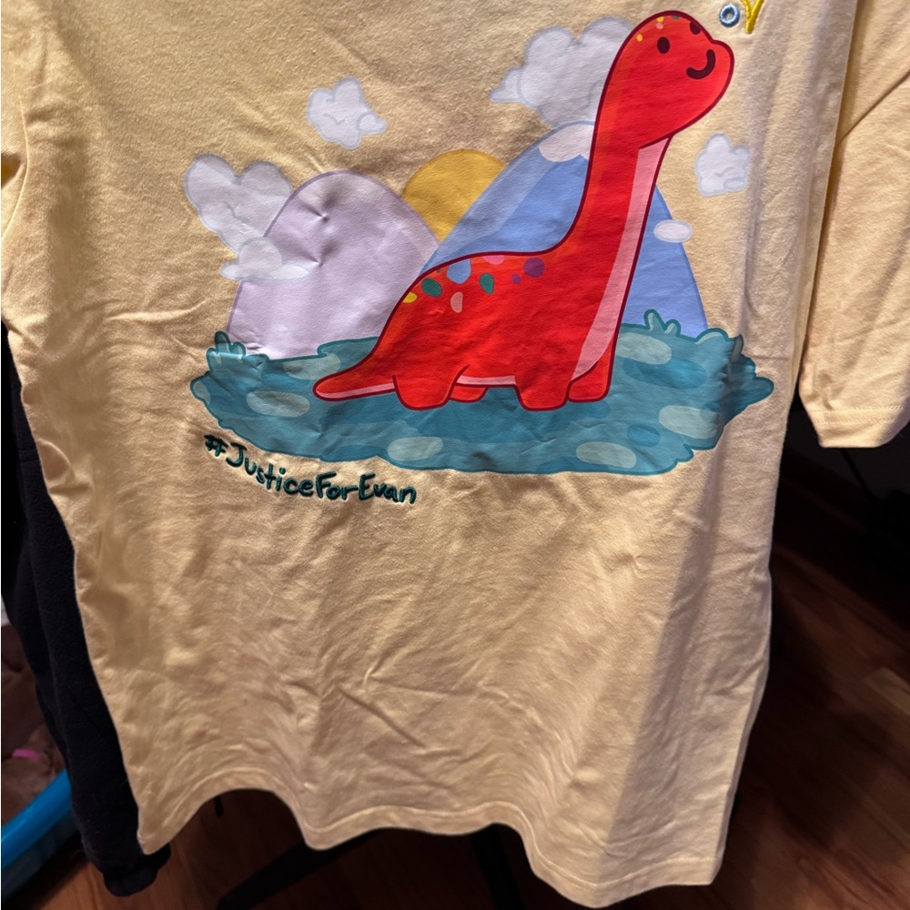 NWT Moriah Elizabeth Justice for Evan t-shirt